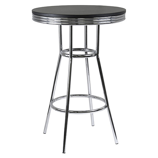 Alternate image 1 for Winsome Trading Summit Pub Table in Black/Chrome