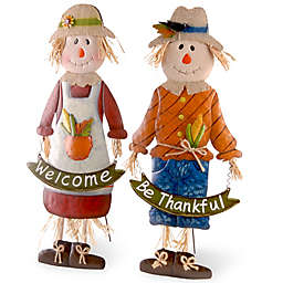 National Tree Company 28-Inch Scarecrow Children (Set of 2)