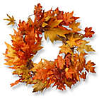 Alternate image 0 for National Tree 24-Inch Maple Leaf Wreath in Orange