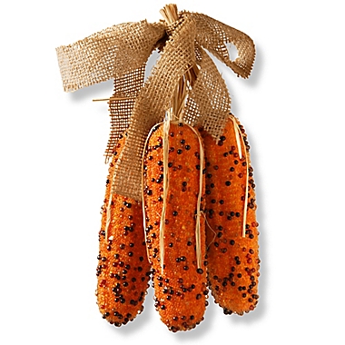 National Tree Company&reg; 17.5-Inch Corn Décor in Orange (Set of 2). View a larger version of this product image.