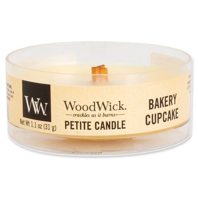 WoodWick® Bakery Cupcake Petite Candle in Cream Bed Bath & Beyond