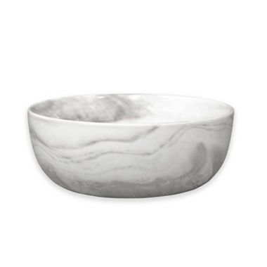 Artisanal Kitchen Supply&reg; Coupe Marbleized Cereal Bowl in Grey. View a larger version of this product image.