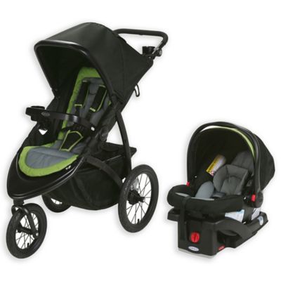 graco jogging stroller green