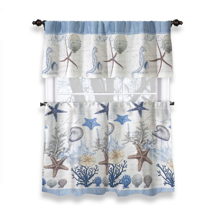 Avanti Antigua Shower Curtain and Window Curtain Collection | Bed Bath ...