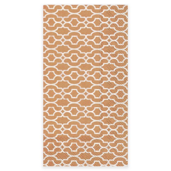 Boston International 16Count Sienna Paper Guest Towel Napkin Bed