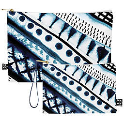 Deny Designs Amy Sia Indigo Stripe Pouch in Blue