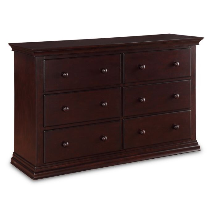 Bailey 6 Drawer Double Dresser In Espresso Buybuy Baby