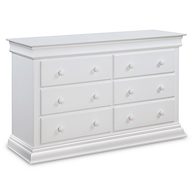 Bailey 6-Drawer Double Dresser in White. View a larger version of this product image.