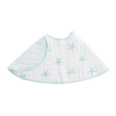 aden&reg; by aden + anais&reg; Muslin Burpy Bib in Mint. View a larger version of this product image.