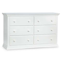 Suite Bebe Asher 6-Drawer Double Dresser in White