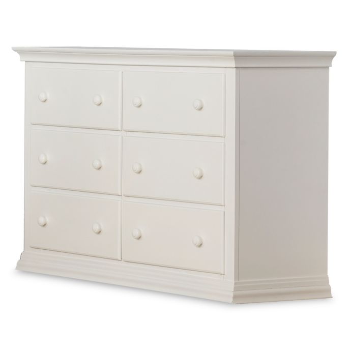 Suite Bebe Riley 6 Drawer Double Dresser In White Bed Bath Beyond