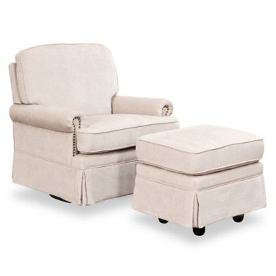 cream glider chair