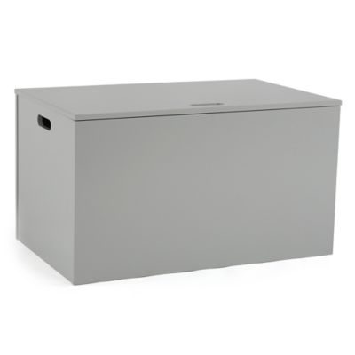 grey toy boxes