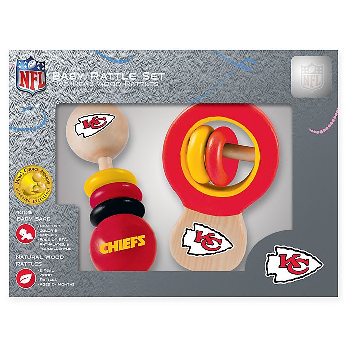 NFL Kansas City Chiefs Baby Rattles (Set of 2) | Bed Bath ...
