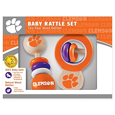 Clemson University Rattles (Set of 2). View a larger version of this product image.