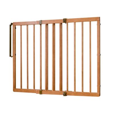 homesafe rustic home top of stairs gate in dark wood