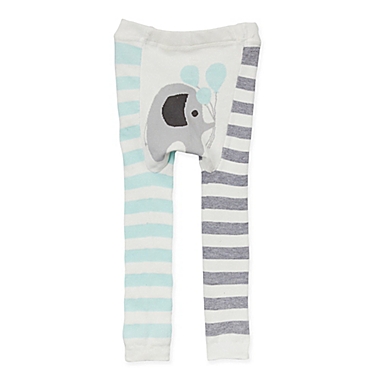 Doodle Pants&reg; Small Elephant Balloon Leggings in Blue. View a larger version of this product image.