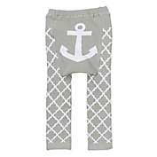 Doodle Pants&reg; Anchor Leggings in Grey