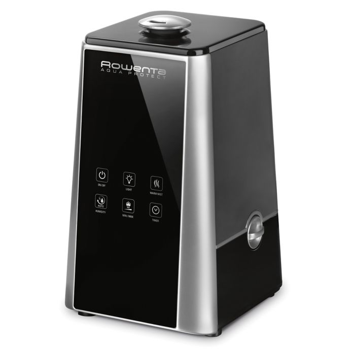 Rowenta® Aqua Perfect Humidifier in Black/Silver with Remote | Bed Bath