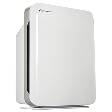GermGuardian&reg; Mid-Size Console HEPA Air Purifier in White. View a larger version of this product image.