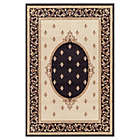 Alternate image 0 for Jewel Collection Medallion 7-Foot 10-Inch x 9-Foot 10-Inch Area Rug in Black