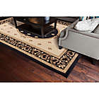 Alternate image 2 for Jewel Collection Medallion 7-Foot 10-Inch x 9-Foot 10-Inch Area Rug in Black