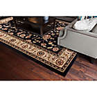 Alternate image 2 for Jewel Collection Marash 5-Foot 3-Inch x 5-Foot 7-Inch Area Rug in Black