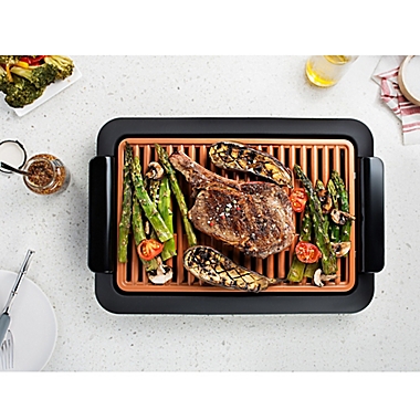 GOTHAM STEEL Smokeless Electric Grill Portable and Nonstick As Seen On TV O... 