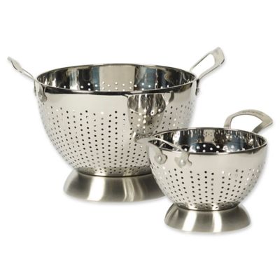 stainless steel colander set