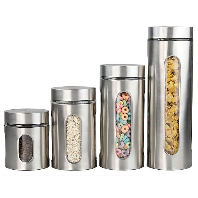stainless steel canister set amazon