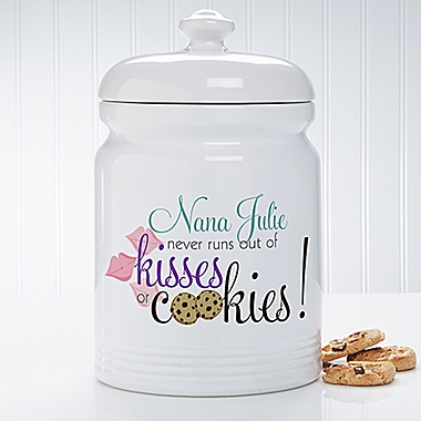 Kisses and Cookies Cookie Jar. View a larger version of this product image.