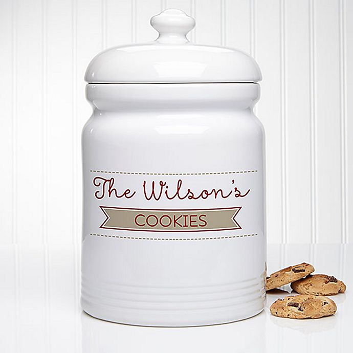 personalized cookie jars ceramic