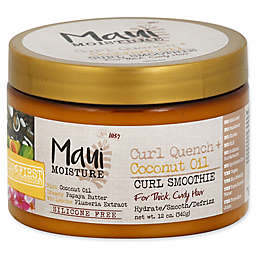 Maui Moisture Curl Quench + Coconut Oil 12 fl. oz. Curl Smoothie for Thick Curly Hair
