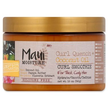 Moisture Curl Quench + Coconut Oil 12 oz. Curl Smoothie for Curly Hair Bed Bath & Beyond