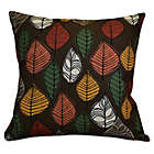 Alternate image 0 for E by Designs Autumn Leaves Floral Square Throw Pillow in Brown