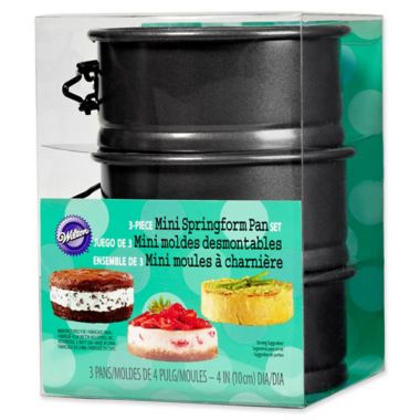 Wilton® Nonstick Mini Springform Pans (Set of 3) | Bed Bath & Beyond