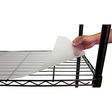 Trinity 14-Inch x 3-Foot Non-Adhesive Frosted Shelf Liners (Set of 4). View a larger version of this product image.