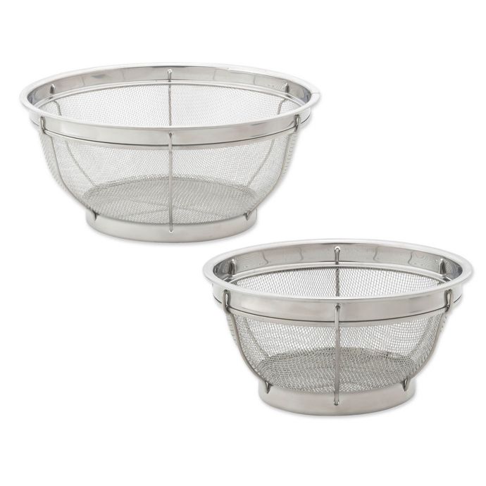 Harold Import Co. Mesh Colander in Stainless Steel Bed Bath and