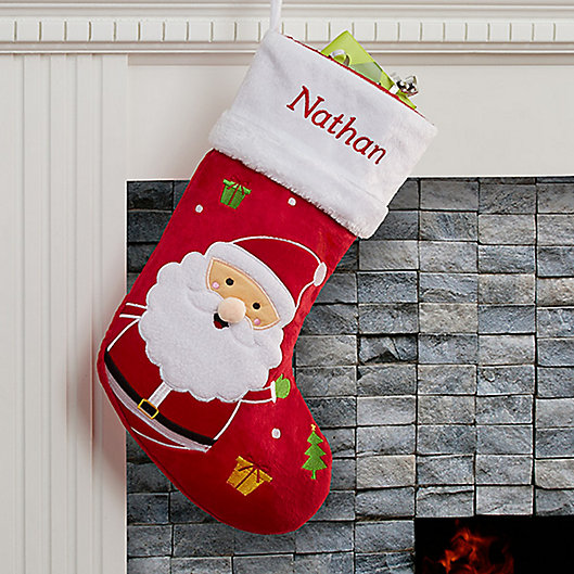 Alternate image 1 for Santa Claus Lane Santa Christmas Stocking