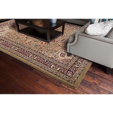 Jewel Heriz 7-Foot 10-Inch x 9-Foot 10-Inch Area Rug in Green. View a larger version of this product image.