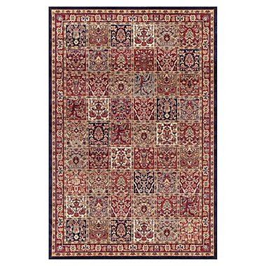 Concord Global Trading Jewel Panel Rug in Red. View a larger version of this product image.