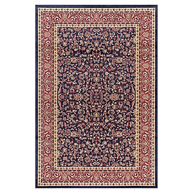Jewel Kashan 7-Foot 10-Inch x 9-Foot 10-Inch Area Rug in Navy. View a larger version of this product image.