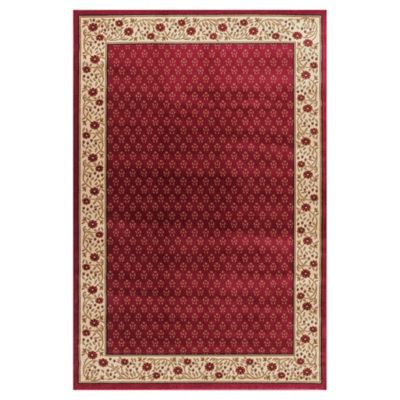 Jewel Harmony 7-Foot 10-Inch x 9-Foot 10-Inch Area Rug in Red