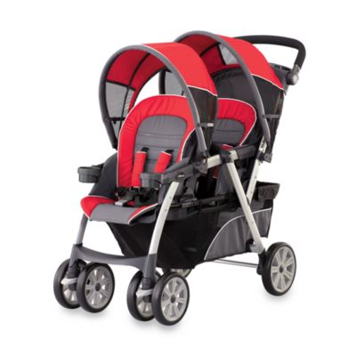 chicco double pram