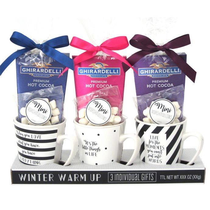 Ghirardelli® 3Pack Winter WarmUp Breakapart Mug and Hot