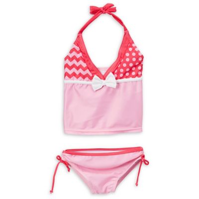 Doodle Pants&reg; 2-Piece Monster Tankini Swimsuit in Pink