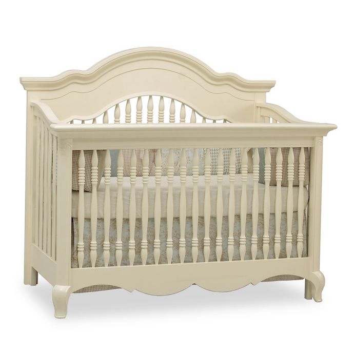 Suite Bebe Julia 4 In 1 Convertible Crib In White Linen Bed Bath