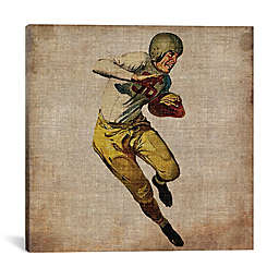 iCanvas Vintage Sports III 18-Inch Square Canvas Wall Art
