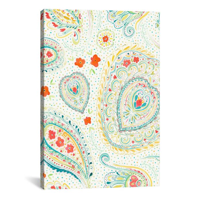 Watercolor Paisley Canvas Wall Art Buybuy Baby