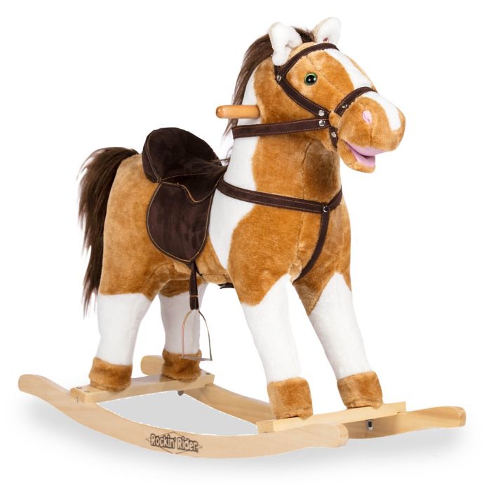 Rockin' RiderÂ® Turbo Rocking Horse in Brown | Bed Bath & Beyond